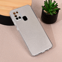 Futrola Sparkle Dust za Samsung A217F Galaxy A21s srebrna.