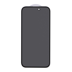 Zastitno Staklo Staklena folija glass Privacy 2.5D full glue za iPhone 16 Pro crna.