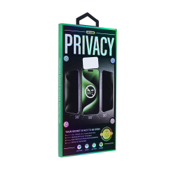 Zastitno Staklo Staklena folija glass Privacy 2.5D full glue za iPhone 16 Plus 6.7 crna.