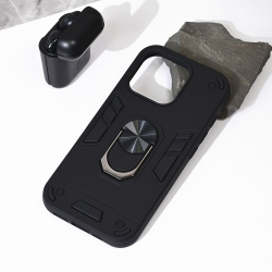 Futrola Hard Ring za iPhone 16 Pro crna.