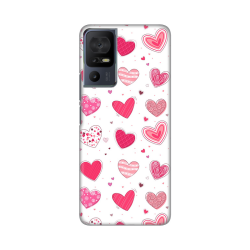 Silikonska futrola print Skin za A1 Alpha Eco Pink Hearts.