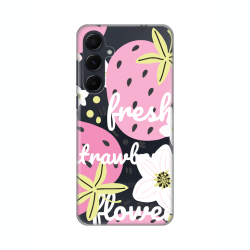 Silikonska futrola print Skin za Samsung A556B Galaxy A55 Fresh Pink.