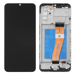 LCD Displej / ekran za Samsung A037 Galaxy A03s + touchscreen + frame Black (Smaller Display Size).