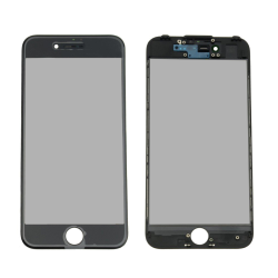 Staklo touchscreen-a + frame + OCA + polarizator za Iphone 7 Crno (Crown Quality).