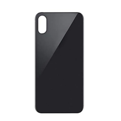 Poklopac za Iphone X Black sa vecom rupom za okular kamere (NO LOGO).
