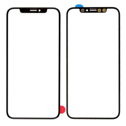 Staklo touchscreen-a + OCA za Iphone X Crno (Crown Quality).