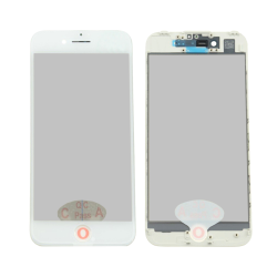 Staklo touchscreen-a + frame + OCA + polarizator za Iphone 7 Belo (Crown Quality).