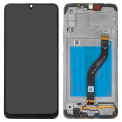 LCD Displej / ekran za Samsung A207/Galaxy A20S + touchscreen + frame Black Service Pack ORG/GH81-17774A.