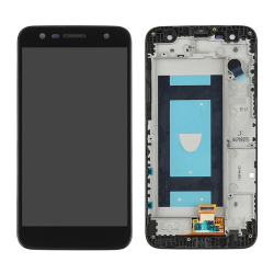 LCD Displej / ekran za LG X Power 2+touch screen crni+frame.