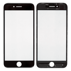 Staklo touchscreen-a+frame za Iphone 7 4,7 crno AAA.