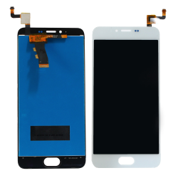 LCD Displej / ekran za Meizu M5+touchscreen beli.