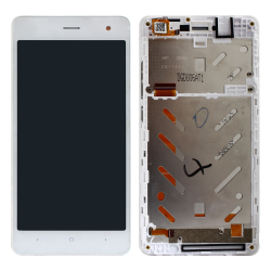 LCD Displej / ekran za Wiko JERRY 2+touch screen beli+frame SPO SH.