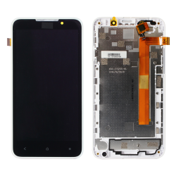 LCD Displej / ekran za HTC Desire 316/Desire 516+touch screen crni+beli frame high CHA.