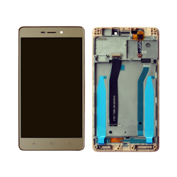 LCD Displej / ekran za Xiaomi Redmi 3+touch screen zlatni+frame.