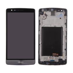 LCD Displej / ekran za LG G3/D855+touch screen sivi+frame+vibro+zvucnik+hf konektor SPO SH.