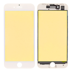 Staklo touchscreen-a+frame za Iphone 8 belo AAA.