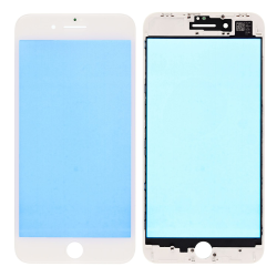 Staklo touchscreen-a+frame za Iphone 8 Plus belo AAA.