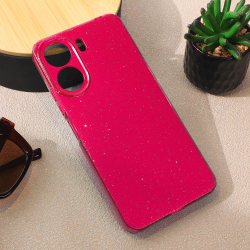 Futrola Sparkle Dust za Xiaomi Redmi 13C bordo.