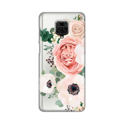 Silikonska futrola print Skin za Xiaomi Redmi Note 9 Pro/Note 9 Pro Max/Note 9S Luxury Pink Flowers.