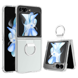 Futrola Elegant Fold Ring za Samsung F731B Galaxy Z Flip 5 5G Transparent.