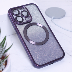 Futrola Shine Magsafe za iPhone 14 Pro ljubicasta.