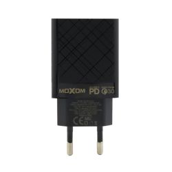 Kuciste punjaca Moxom MX-HC27 PD 3.0 QC 3.0 Super fast support fast charging crno (MS).