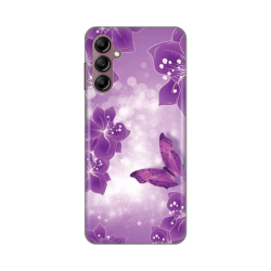 Silikonska futrola print za Samsung A146B Galaxy A14 4/5G Butterfly And Flowers.