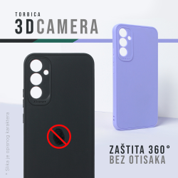 Futrola 3D Camera za Samsung A165F Galaxy A16 5G ljubicasta.