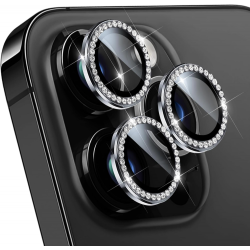 Zastita za kameru Diamond za iPhone 16 Pro Max 6.9 crna.