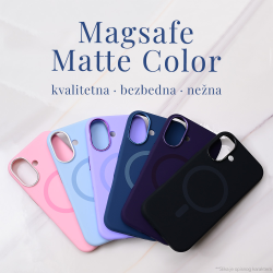 Futrola Magsafe mat Color iPhone 13 ljubicasta.