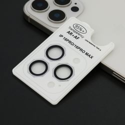 Zastita za kameru OCTAGON DIAMOND za iPhone 16 Pro (6.3)/16 Pro Max (6.9) srebrna (MS).