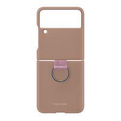 Futrola Elegant Fold design za Samsung F721B Samsung Galaxy Z Flip 4 roze (MS).