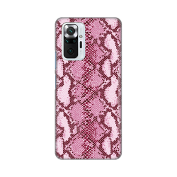 Silikonska futrola print za Xiaomi Redmi Note 10 Pro/Redmi Note 10 Pro Max Pink Snake.