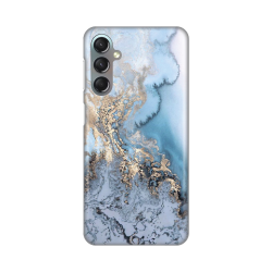 Silikonska futrola print za Samsung A245 Galaxy A24 4G Blue Gold Marble.