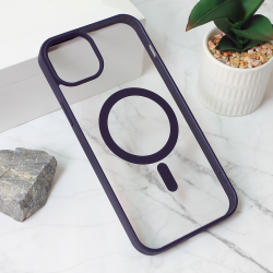 Futrola Magesafe za iPhone 15 Plus ljubicasta.