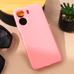 Futrola Sparkle Dust za Xiaomi Redmi 13C roze.