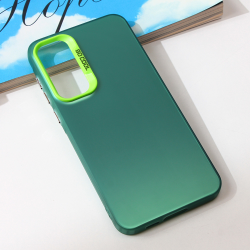 Futrola providna za Samsung A556 Galaxy A55 5G zelena.
