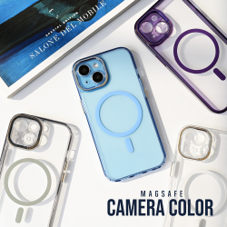 Futrola Magsafe Camera Color za iPhone 12 6.1 Transparent.