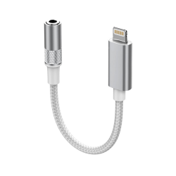 Adapter LDNIO LSY80i za slusalice iPhone Lightning na 3.5mm beli.