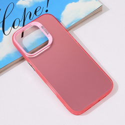 Futrola providna za iPhone 16 Pro roze.