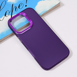Futrola providna za iPhone 16 Pro ljubicasta.