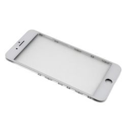 Staklo touchscreen-a za Iphone 7 Plus + frame + OCA stiker (Crown Quality) white (MS).