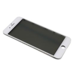 Staklo touchscreen-a za Iphone 8 Plus + frame + OCA stiker + polaroid ORG (Crown Quality) white (MS).