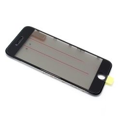 Staklo touchscreen-a za Iphone 6S sa frejmom + oca i polaroid black ORG (MS).