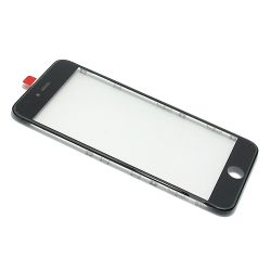 Staklo touchscreen-a za iPhone 6s Plus sa frejmom + oca black (MS).