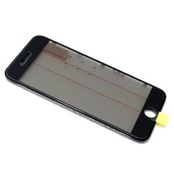Staklo touchscreen-a za Iphone 6G sa frejmom + oca i polaroid black ORG (MS).