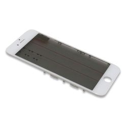 Staklo touchscreen-a za Iphone 7 sa frejmom + oca i polaroid white ORG (MS).