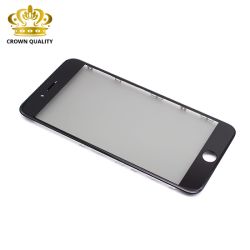Staklo touchscreen-a za Iphone 7 Plus + frame + OCA stiker + polaroid ORG (Crown Quality) black (MS).