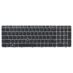 Tastatura za laptop HP 850 G3 sivi frame sa misem.