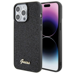 Futrola Guess Hc PU Disco Script Metal za iPhone 15 Pro Max 6.7 (GUHCP15XPMSDGSK).